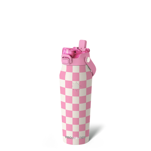 Bottle Buddy 24oz | Pink Checkered